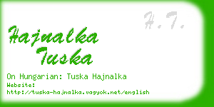 hajnalka tuska business card